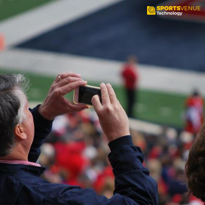 Sports venues using social media integration