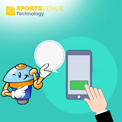 AI chatbot interface assisting fans in a sports venue