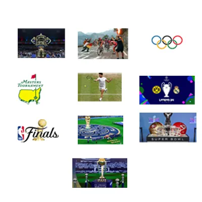 Massive global viewership for top international sports events
