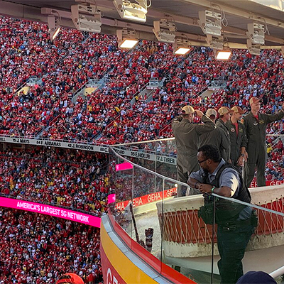 Smart stadium leveraging private 5G for enhanced connectivity