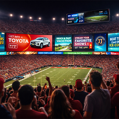 From Displays to Dollars: The Power of Dynamic Digital Ads in Stadiums