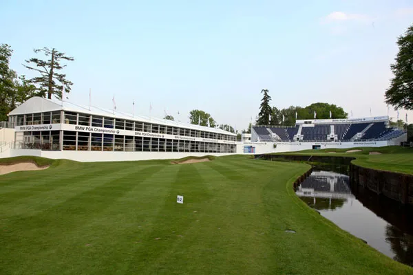 Arena Group BMW PGA Championship at Wentworth Club Arcus structure Clearview seating system