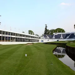 Arena Group BMW PGA Championship at Wentworth Club Arcus structure Clearview seating system