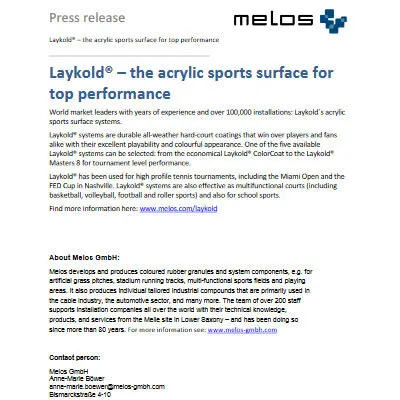 Pressemitteilung Laykold_EN