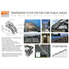 Temporary Stair System For Public Areas