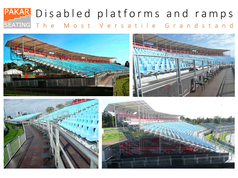 Disabled platform and ramps