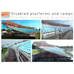 Disabled platform and ramps