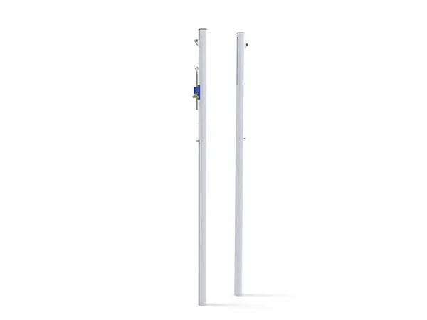 ALUMINIUM SOCKETED VOLLEYBALL POSTS. CLASS B