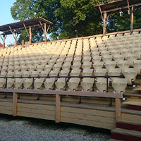 Stadium atmosphere in the theatre – Stechert’s “TipUp smart” shows its  versatility in the open-air theatre in Trauterfing